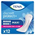 Produktbild: Tena Discreet - Maxi-Damenbinden, Es, Blau, 12 Stück