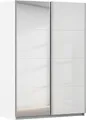 Produktbild: rauch Schwebetürenschrank Kleiderschrank Schrank KinderzimmerSUBITO Schlafzimmerschrank Glas- und Spiegel Breiten 136 & 181 - Höhe 197 cm