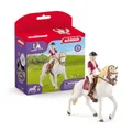 Produktbild: SCHLEICH Horse Club | Sofia & Blossom 42540 | bewegliche Mädchenfigur | mit Pferde Zubehör | tolles Geschenk für Mädchen und Jungen | Pferde Spielzeug ab 5 Jahren | 10 Teile | exklusiv bei Amazon