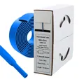 Produktbild: Schrumpfschlauch Blau 2:1 10m Rolle in Spenderbox 1,2mm auf 0,6mm ohne Kleber