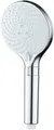 Produktbild: WENKO Handbrause Water Saving, wassersparender Duschkopf, 3 Strahlarten, Ø 12 cm