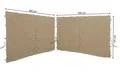 Produktbild: Quick Star Pavillonseitenteil 2 Seitenteile mit RV für Pavillons 3x3m, 300x197 cm, Seitenwand Set 2tlg für Pavillons 3x3m mit Reißverschluss