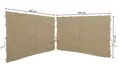 Produktbild: QUICK STAR 2 Seitenteile mit RV 300x195cm für Pavillons 3x3m Seitenwand Beige