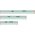 Produktbild: 3 tlg. Set - DEWEPRO® Aluminium Trapez Kartätsche - Abziehlatte - Richtscheit - Putzlatte - Längen: 100cm, 150cm und 200cm (1m, 1,5m und 2m)