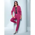 Produktbild: Hosenanzug HEINE, Damen, Gr. 34, Normalgrößen, pink (fuchsia), 67% Viskose, 27% Polyamid, 6% Elasthan, Anzüge Hosenanzug, Topseller