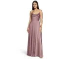Produktbild: Vera Mont Abendkleid Damen mit Wasserfallausschnitt Material lila S (36)