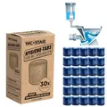 Produktbild: WC-Star 30x Spülkasten-Frische-Tabs für Sauberkeit & Frische vom Spülkasten bis ins WC | Ideale Lösung für Spülkästen mit Einwurfschacht, langanhaltende Aktiv-Frische im gesamten System