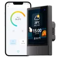 Produktbild: SONOFF NSPanel-US WI-FI Wandschalter Smart Scene, Smart Light, Temperatur und Luftfeuchtigkeit All-in-One-Touchscreen-Steuerung, kompatibel mit Google Home, Alexa (Schwarz)