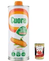 Produktbild: 3x Olio cuore olio mais aus italien Maissamenöl Maiskaimöl Maisöl Corn Oil 1Lt + Italian Gourmet polpa 400g