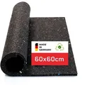 Produktbild: BAUHELD Antirutschmatte Waschmaschine [Made in Germany], 60x60 cm, Antivibrationsmatte, Schwingungsdämpfer, Waschmaschinenauflage, Rutschfeste Unterlage für Waschmaschinen, Trockner, Kühlschrank 60 x 60 x 1,0 cm