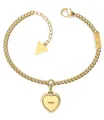Produktbild: GUESS Fine Heart Bracelet Armband Gold goldfarben Neu