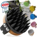 Produktbild: ® Premium Kopfhaut Massagebürste - FSC®100% - Kopfmassage Bürste - Scalp Mass...