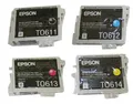 Produktbild: 4x Original Epson T0615 Tinten Patronen für D68PE D88PE DX3800 DX3850 Blister