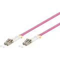 Produktbild: Goobay - Lwl Kabel, Multimode (om4) Violett, Lc-upc Stecker Lc-upc Stecker, Halogenfreier Kabelmantel (lszh), Lichtwellenleiter (lwl). Kabellänge 3 M