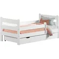 Produktbild: Kids Collective Kinderbett, Weiß, Holz, Echtholz,Kiefer, Rechteckig, 90x200 cm, Kinder- & Jugendzimmer, Kindermöbel, Kinderbetten, Kindereinzelbetten