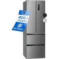 Produktbild: Bomann® French Door Kühlschrank No Frost | Total No Frost | 400 Liter | mit Gefrierfach | Side by Side mit MultiAirflow-System | KG 7354 inox-look - Silber