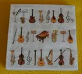 Produktbild: 20 Servietten Musik Instrumente NOTEN Klavier Geigen 1 Packung kleine Motive AMB