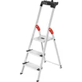 Produktbild: Hailo L80 ComfortLine, Alu-Sicherheits-Stehleiter, 3 Stufen (Stehleiter) (4007126023926)