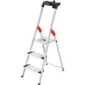 Produktbild: Hailo Alu-Haushaltsleiter XXL L80 Comfortline 3-stufig