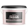Produktbild: Craft Colors® hochwertige Wandfarbe edelmatt, Kreidefarbe made in Germany, DESIGN Collection No. 411 Nude Pastellrosa (5 Liters)