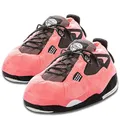 Produktbild: Knuffis Sneaker Hausschuhe Damen Herren lustige warme Plüsch Pantoffeln 36-45 (Rosa)