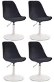 Produktbild: CLP Esszimmerstuhl Maverick Samt (4er Set), dreh- & höhenverstellbar