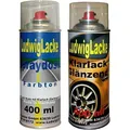 Produktbild: VW Vermelho Flash LP3G Spraydosen Set 400ml Autolack 400ml Klarlack
