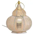 Produktbild: Marrakesch Orient & Mediterran Interior Nachttischlampe Orientalische Deko Tischlampe Nachttischlampe Lampe Tamara, ohne Leuchtmittel, Handarbeit