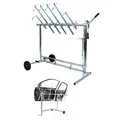 Produktbild: Lackierständer Drehlackierständer verzinkt Lackierbock Halter Mit 6-Armen 200 cm