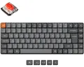 Produktbild: K3 Max (grau/orange, DE-Layout, Gateron Low Profile 2.0 Mechanical Red, Hot-Swap, Aluminiumrahmen, RGB)