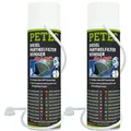 Produktbild: Petec Dieselpartikelfilterreiniger 2x 400ml Rußpartikelfilter Regenerator DPF