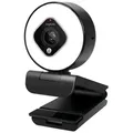 Produktbild: LogiLink Webcam FHD 76° Dual-Mikro Autof. Ringlicht Stativ Webcam