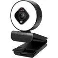 Produktbild: Logilink Webcam FHD 76° Dual-Mikro Autof. Ringlicht Stativ