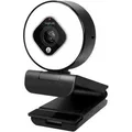 Produktbild: LogiLink Webcam LL1 Stream, UA0384, schwarz, USB-A, mit Mikrofon und Licht, Full-HD (1080p)
