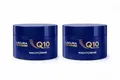 Produktbild: 2x LACURA Q10 Anti Age Nachtcreme 2x50 ml – mit Q10, Hyaluronsäure & Vitamin E – Anti-Falten Pflege ab 35 – Feuchtigkeit & Regeneration über Nacht – vegan