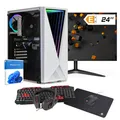 Produktbild: dcl24 Gaming PC Set komplett Intel i5 12400, RTX3050 6GB - 500GB SSD, 16GB DDR4, Gamer PC mit 6x4.4 GHz, WLAN, Monitor, Maus, Tastatur, Windows 11 Pro