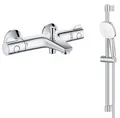 Produktbild: GROHE Grohtherm 800 Thermostat Bad Duschmischer & Duschstangenset 2 Strahlen