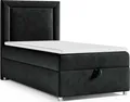Produktbild: Best for Home Boxspringbett mit Bettkasten Trinity K3-SINGLE 80x200 Bonellfederkern inkl. Topper - Schwarz