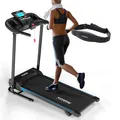 Produktbild: KINETIC SPORTS Laufband klappbar KST2900FX - 750 Watt leiser Elektromotor, 40 cm Breite Lauffläche, 16+1 Programme, Steigung, Geh- und Lauftraining, LCD Display, 10 km/h, bis 120 kg inkl. Pulsgurt