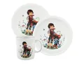 Produktbild: Eschenbach® PORZELLAN GERMANY Kindergeschirr-Set Kindergedeck Set 3-tlg. (3-tlg), 1 Personen, Porzellan, 3 Teile für 1 Kind Mädchen und Junge im Geschenkkarton