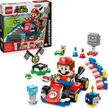 Produktbild: LEGO Mario Kart - Interaktiver Mario & Standard-Kart - Nintendo Spielzeug - Spiel Rennstrecke mit Auto, 3 Figuren, Podium & Barrieren - Gamer Gesch... - Bronze