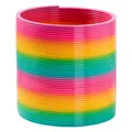 Produktbild: THE TWIDDLERS Riesige Regenbogen Spirale, XXL 15cm Durchmesser, Treppenläufer Kinderspielzeug Sprungfeder Springspirale Retro Springfeder für Mädchen & Jungen