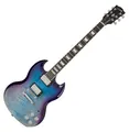 Produktbild: Gibson SG Modern Blueberry Fade Gloss E-Gitarre HH Mahagoni Ebenholz Koffer Blau