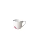 Produktbild: Villeroy & Boch Espressotasse Rose Garden Mokka-/Espressotasse, 70 ml, weiß/rosa, Porzellan
