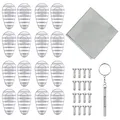 Produktbild: Brillen Reparatur Set,8 Paar Luftkammer Nasenpads Silikon, Rutschfeste Brille