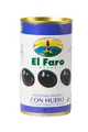 Produktbild: El Faro schwarze Oliven mit Kern Aceitubnas Negras con Hueso 350g