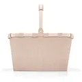 Produktbild: Reisenthel Einkaufskorb Carrybag frame twist coffee, Beigebraun, Textil, 22 L, rechteckig, 49x29x28 cm, Freizeit, Koffer & Taschen, Einkaufskörbe
