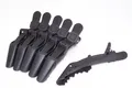 Produktbild: Haarschneideklammern Abteilklammern efalock Shark-Clips schwarz  6-er Pack NEU