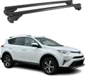 Produktbild: Dachträger für Toyota RAV4 2016-2018 Gepäckträger Grundträger Alu Schwarz 2x
