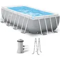 Produktbild: Intex Prisma Frame 26788NP - Aufstellpool + Filterpumpe und Poolleiter
